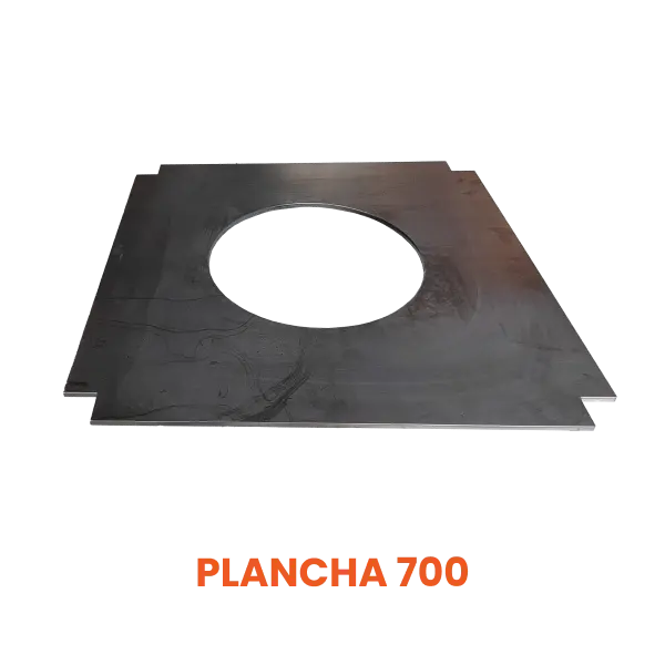 BRAZ'PLANCHA 700 ACIER